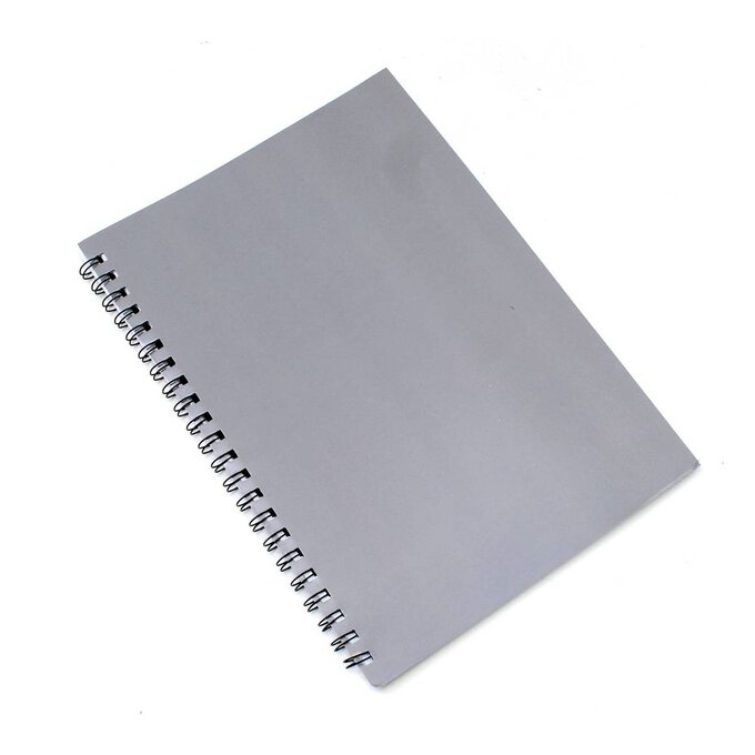 Grey Spiral Notepad A4 image number 1