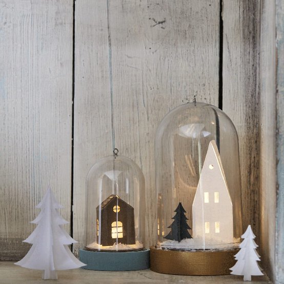 Cricut: How to Make a Paper House Decoration image number 1