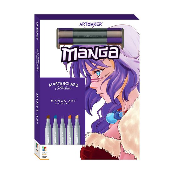 Art Maker Masterclass Collection Manga Kit 6 Pieces image number 1