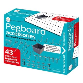 Pegboard Accessories 43 Pieces