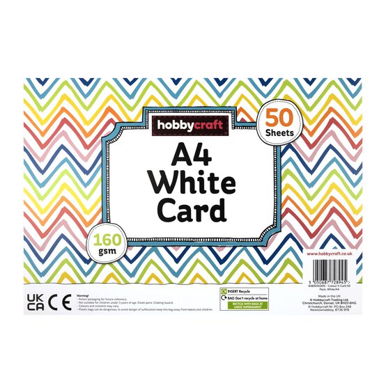 White Card A4 50 Pack image number 7