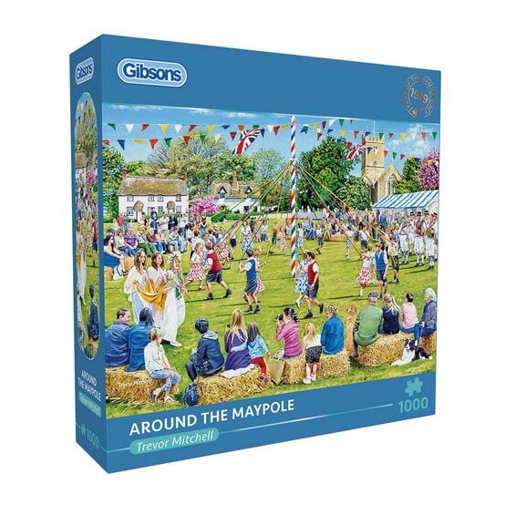 Gibsons Around the Maypole Jigsaw Puzzle 1000 Pieces image number 1