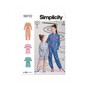 Simplicity Children's Dress and Jumpsuit Sewing Pattern S9722 (HH 3-6) image number 1