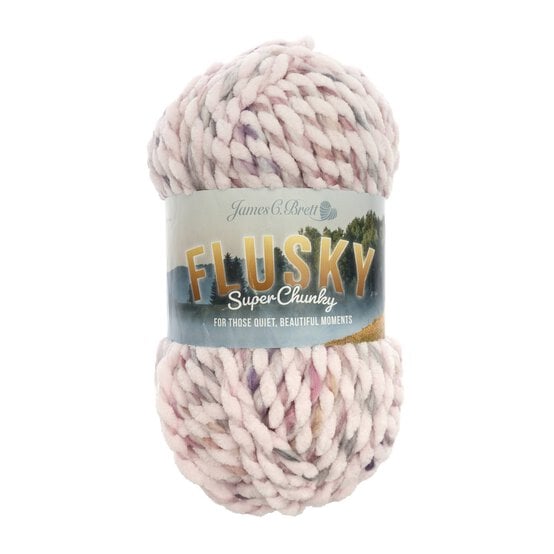 James C Brett Blushes Flusky Super Chunky 100g  image number 1