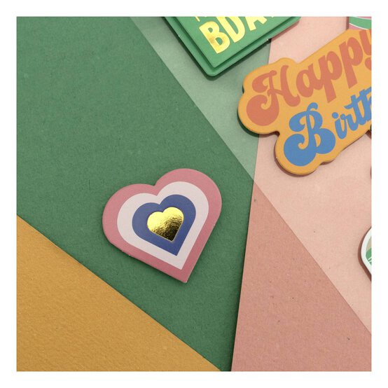 Birthday Flower Card Toppers 8 Pack  image number 2