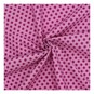 Maroon Medium Dot Cotton Fabric by the Metre image number 1