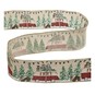 Christmas Campervan Wire Edge Printed Ribbon 63mm x 3m image number 2