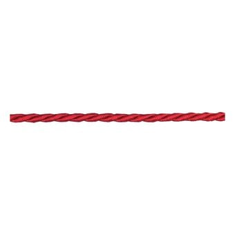 Red 3mm Cord Trim by the Metre