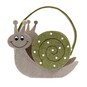Snail Felt Bucket 15cm image number 2
