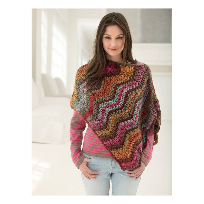 FREE PATTERN Lion Brand Sunset Poncho L40207 Hobbycraft