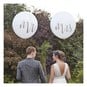 Extra Large Ginger Ray White Mr and Mrs Balloons 2 Pack image number 2