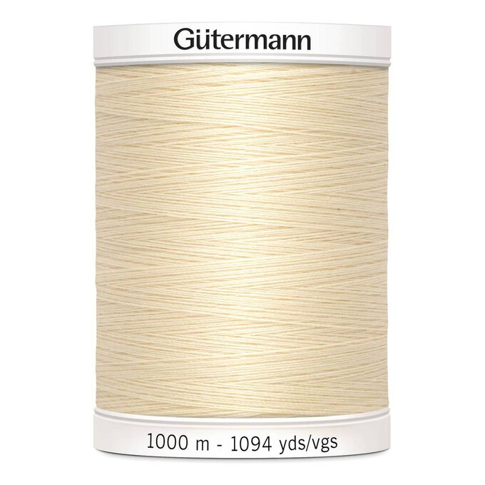 Gutermann Cream Sew All Thread 1000m (414)