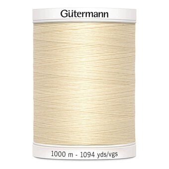 Gutermann Cream Sew All Thread 1000m (414)