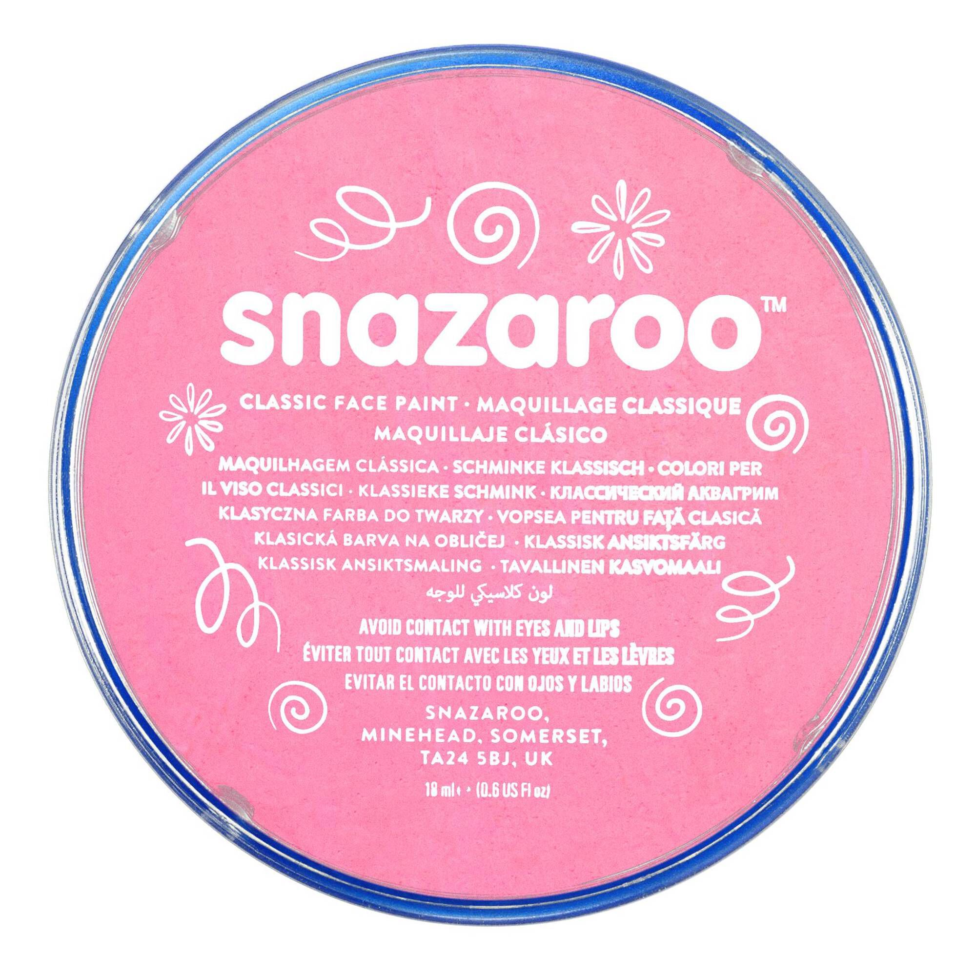 Snazaroo Pale Pink Face Paint Compact 18ml Hobbycraft