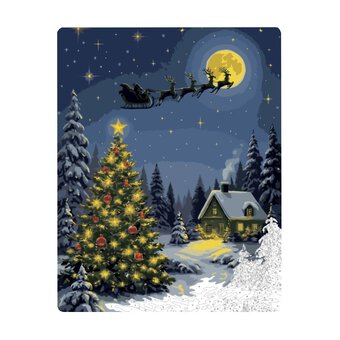 Paint by Numbers Christmas Scene Advent Calendar