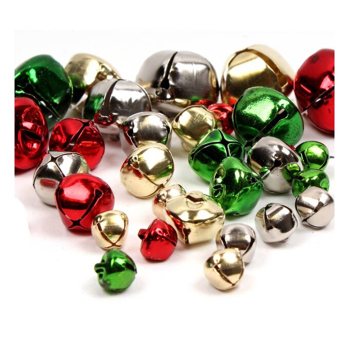 Multi-Coloured Jingle Bells 30 Pack