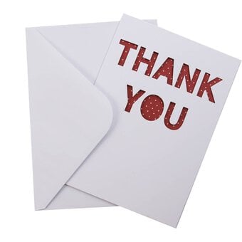 Thank You Aperture Cards and Envelopes 5 x 7 Inches 6 Pack image number 3