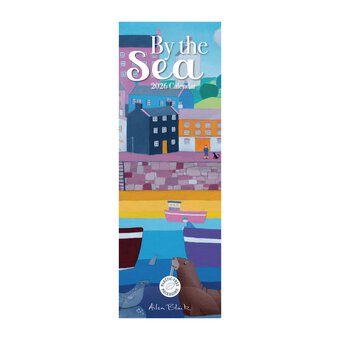 By the Sea Slim Calendar 2026