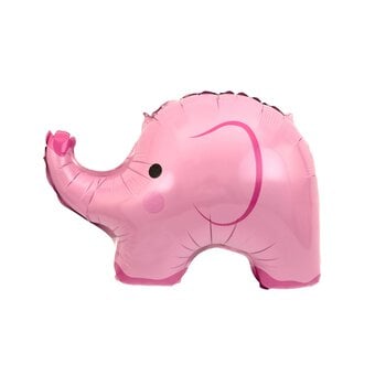 Large Pink Elephant Foil Balloon