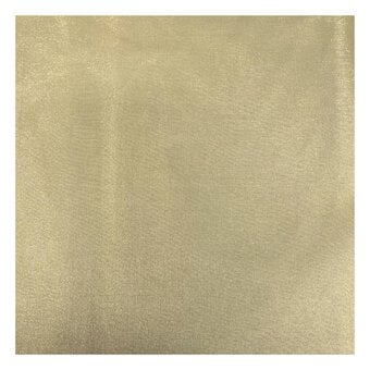 Gold Crystal Organza Fabric by the Metre