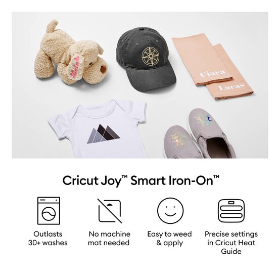 Cricut Joy Neon Smart Iron-On 5.5 x 12 Inches 3 Pack image number 4