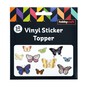 Butterfly Vinyl Sticker Toppers 10 Pieces image number 4