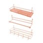 White and Coral Storage Trolley and Accessories Bundle image number 4