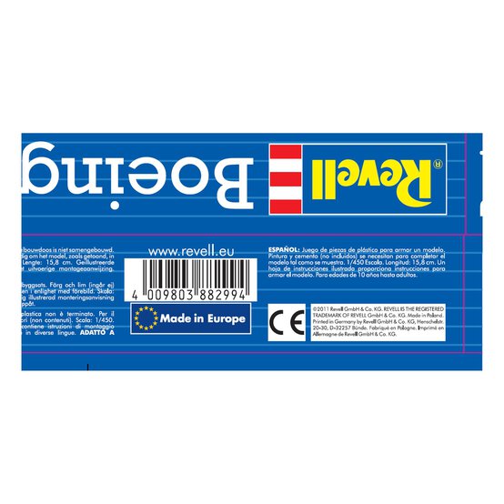 Revell Boeing 747-200 KLM Model Kit 1:450 image number 4