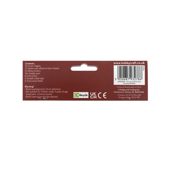 Christmas Foam Character Set 12 Pack image number 4