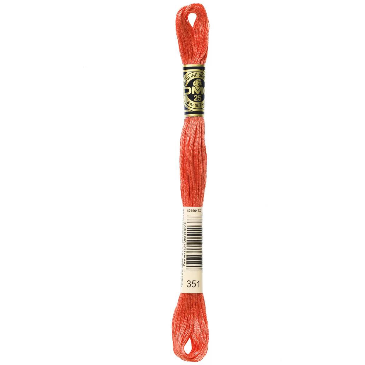 DMC Orange Mouline Special 25 Cotton Thread 8m (351) | Hobbycraft