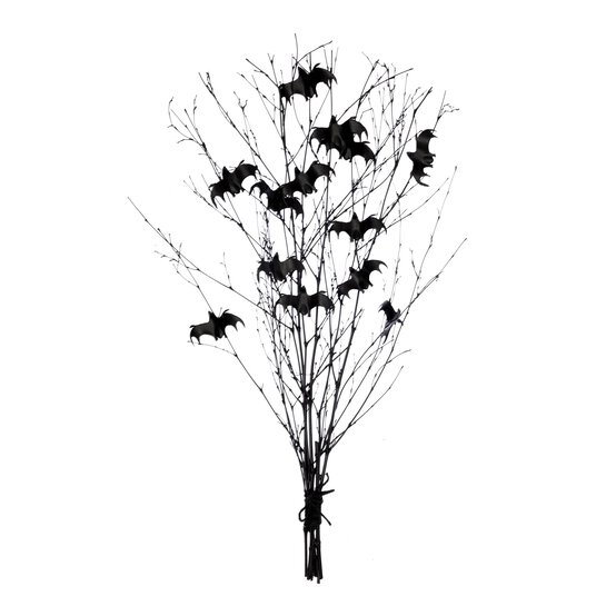 Black Twig Bunch with Bats 74cm image number 4