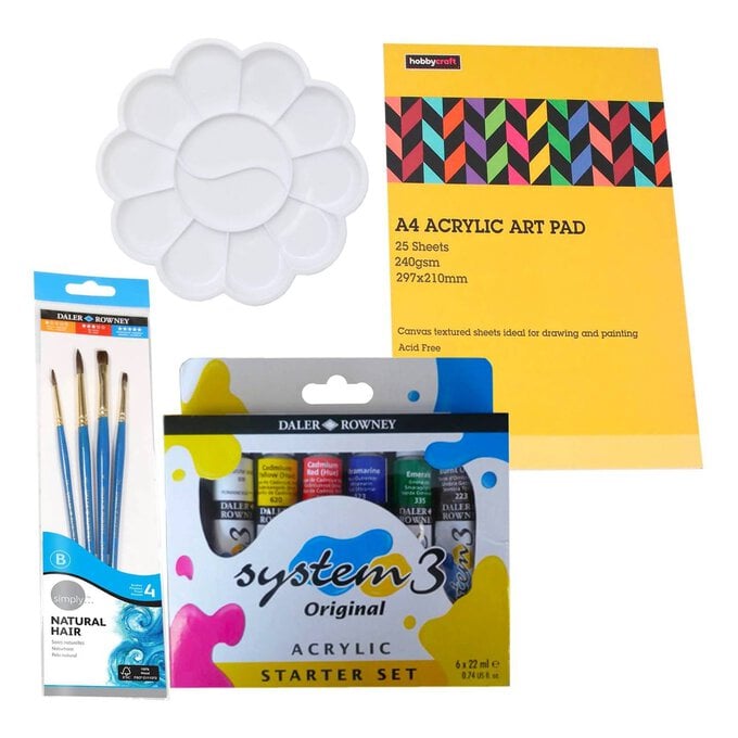 Get Started in Acrylic Painting Bundle