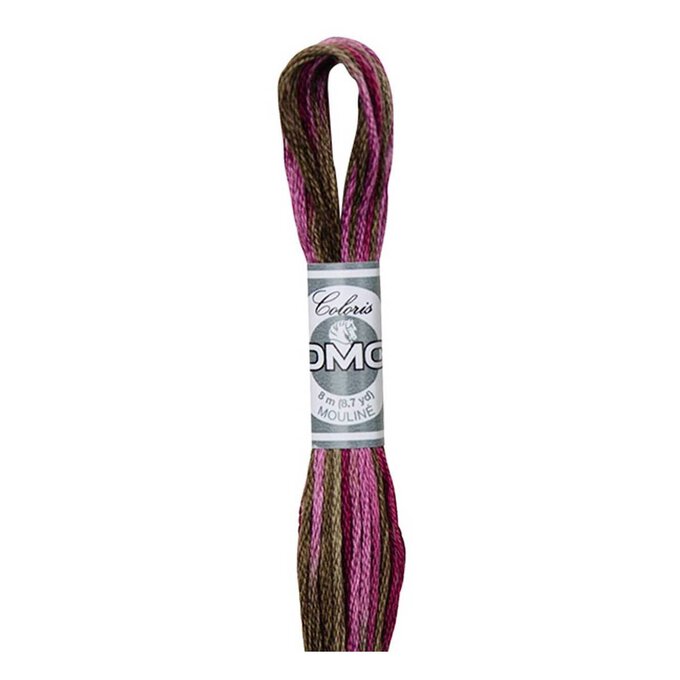 DMC Brown and Pink Coloris Mouline Cotton Thread 8m (4504) image number 1