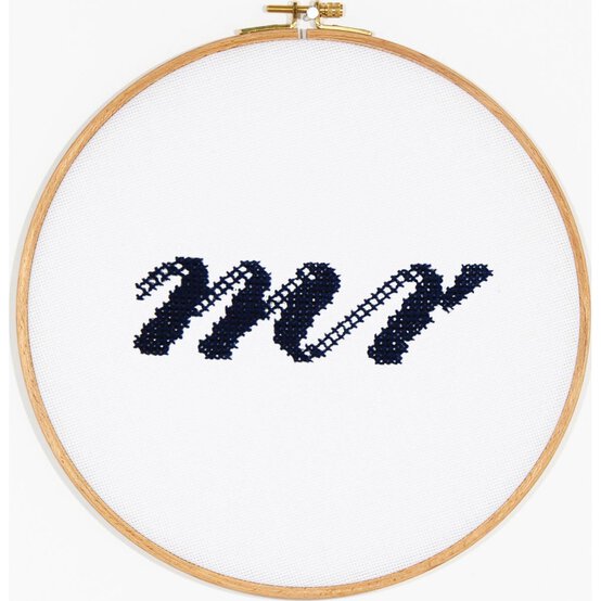 FREE PATTERN DMC Script Cross Stitch 0115 image number 4