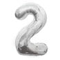 Extra Large Silver Foil 2 Balloon image number 1