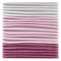 Pink and White Satin Cord 1m 3 Pack image number 2