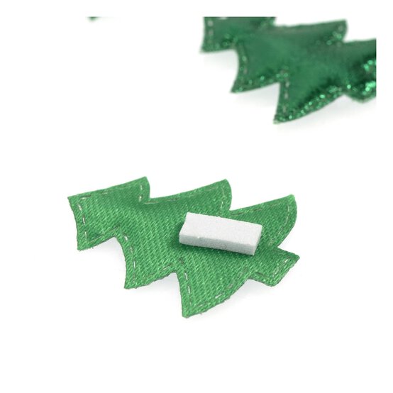 Green Foil Tree Puffy Stickers 12 Pack image number 3