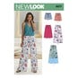New Look Women's Shorts Skirt and Trousers Sewing Pattern 6271 image number 1