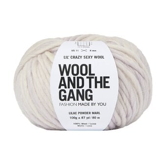 Wool and the Gang Lilac Powder Lil&rsquo; Crazy Sexy Wool Marl 100g