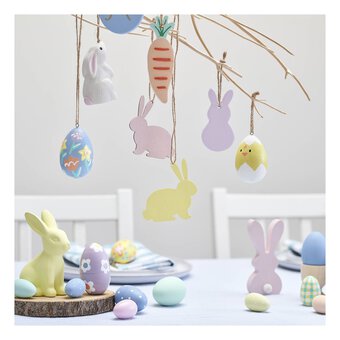 Hanging Wooden Egg 7cm 