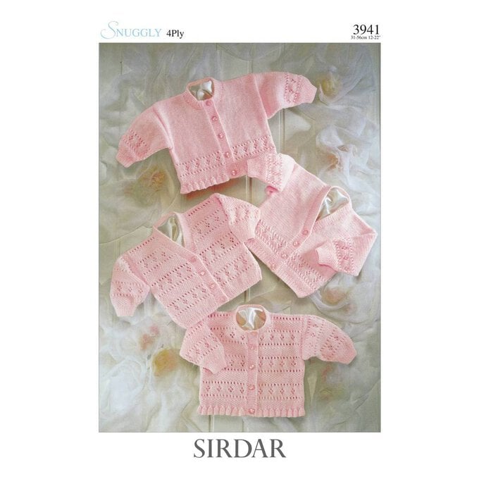 Sirdar Snuggly 4 Ply Cardigans Digital Pattern 3941 image number 1