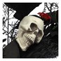 Halloween Skull and Flower Wreath 55cm image number 4