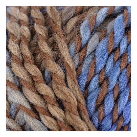 Knitcraft Blue Neutral Mix In a Spin Yarn 100g image number 2