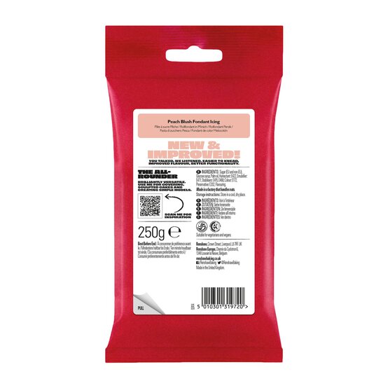Renshaw Ready To Roll Peach Blush Icing 250g image number 2