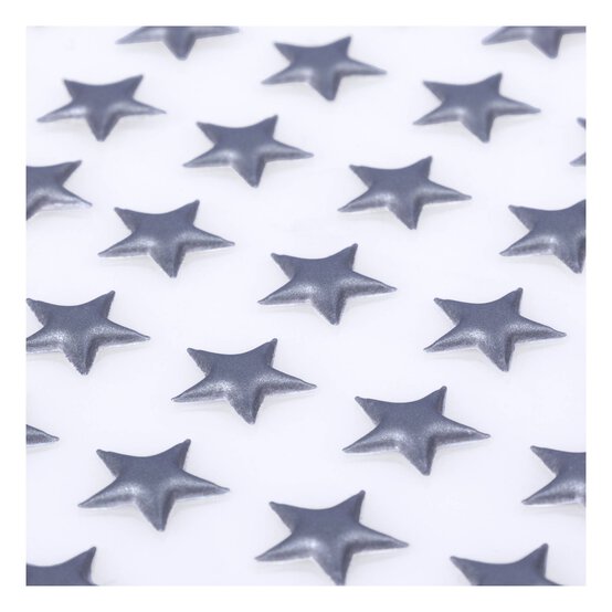 Silver Star Puffy Stickers 78 Pack image number 2