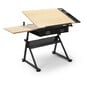 Craft Creative Desk with Stool 70cm x 119cm x 60cm image number 3