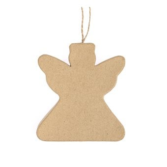 Mache Hanging Angel Decoration 9.5cm