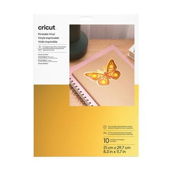 Cricut Gold Printable Vinyl A4 10 Pack 