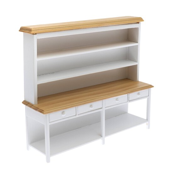 Doll&rsquo;s House Large White Pine Dresser  image number 1