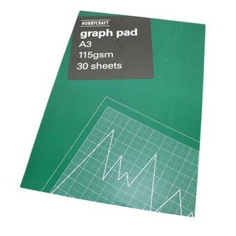 Graph Paper Pad A3 30 Sheets